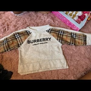 Toddler Burberry sweat shirt